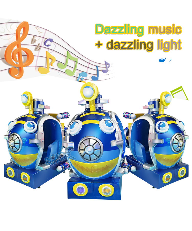 Popular Indoor Child Rides Submarine Kiddie Rides Best Selling Coin Operated Kiddie Rides manufacture