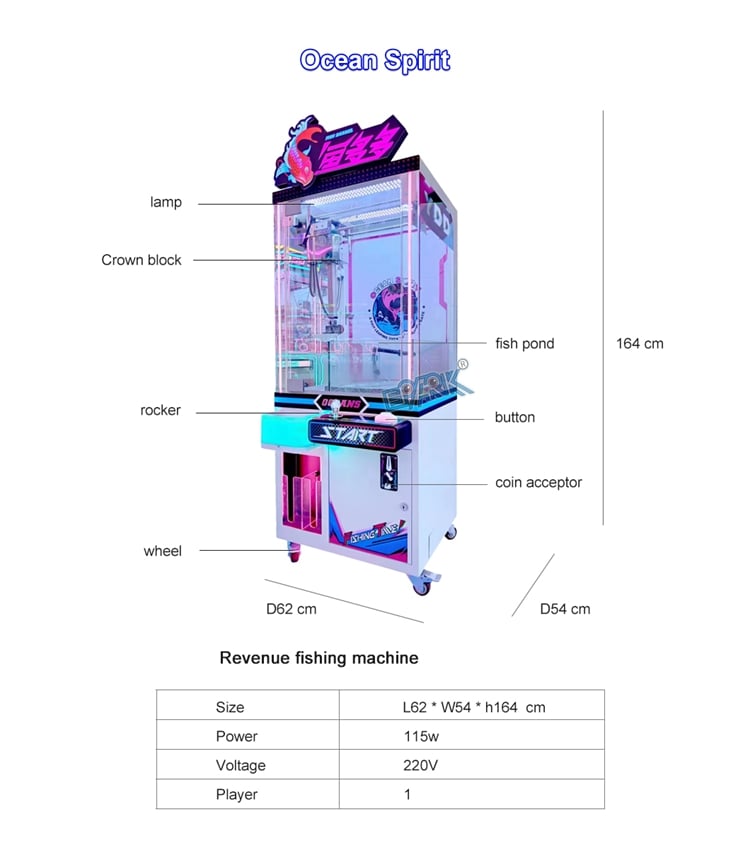 Coin Operated Australian Plush Claw Machine Arcade Crane Plush Toys Claw Machine supplier