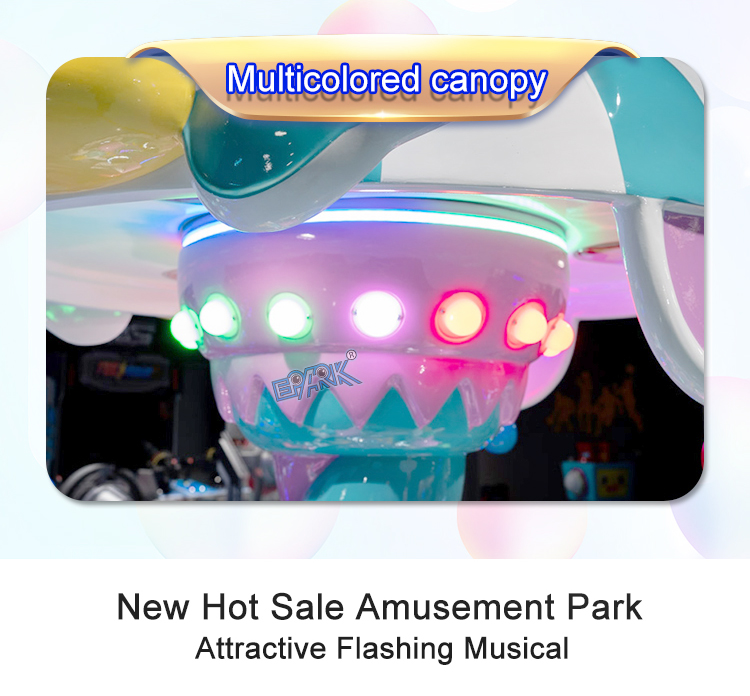 Newest Design Amusement Park Kids Carousel Ride 3 Seats Carousels Kiddie Rides For Sale supplier