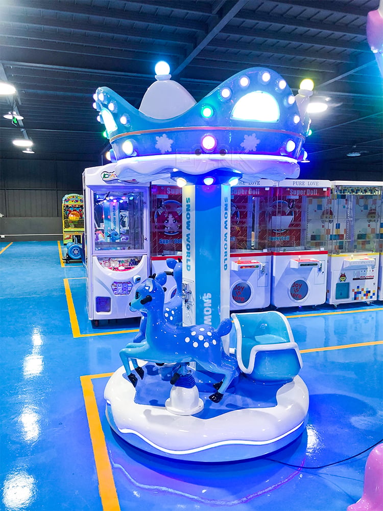 Amusement Games Park Games Carousel Rides Children Snow World Horse Carousel Kiddie Rides Outdoor Rides Mini Carousel supplier