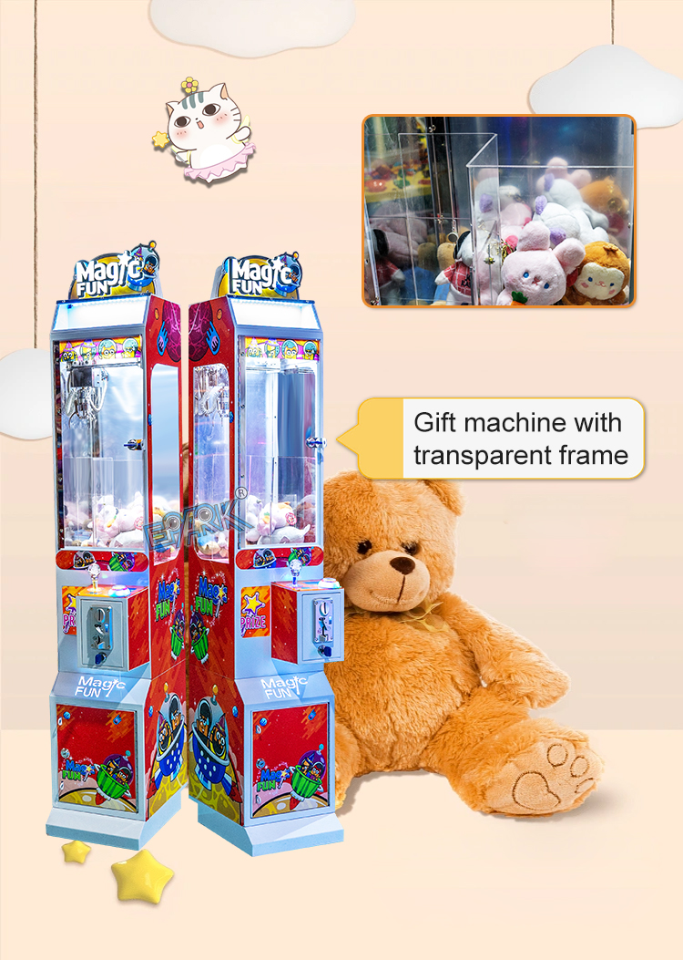 Coin Operated Game Toy Vending Machine Arcade Machine Mini Claw Machine manufacture