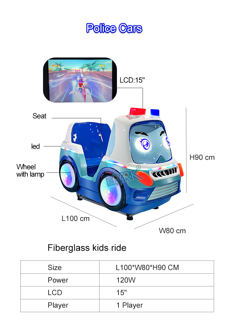 Hot Sale Coin Operated Arcade Kiddie Ride Game Machine New For Kiddie Rides Children Electronic Toy Car supplier