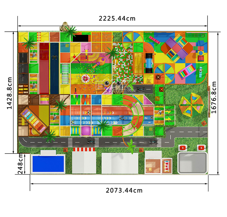 Inside Playground Soft Play Set Soft Play Equipment For Kids details