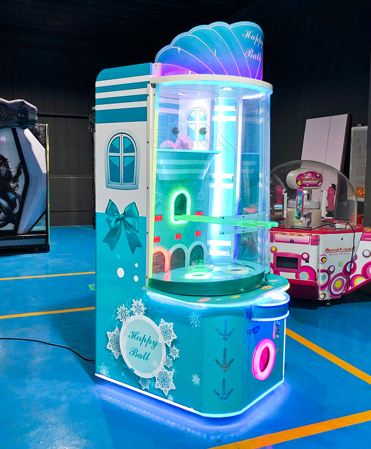 Amusement Park Coin Pusher Coin Operated Game Machine Happy Ball Capsule Gashapon Vending Machine supplier
