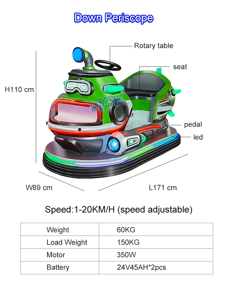 Outdoor Playground Electronic Battery Car Amusement Park Kids Car Game For Sale manufacture