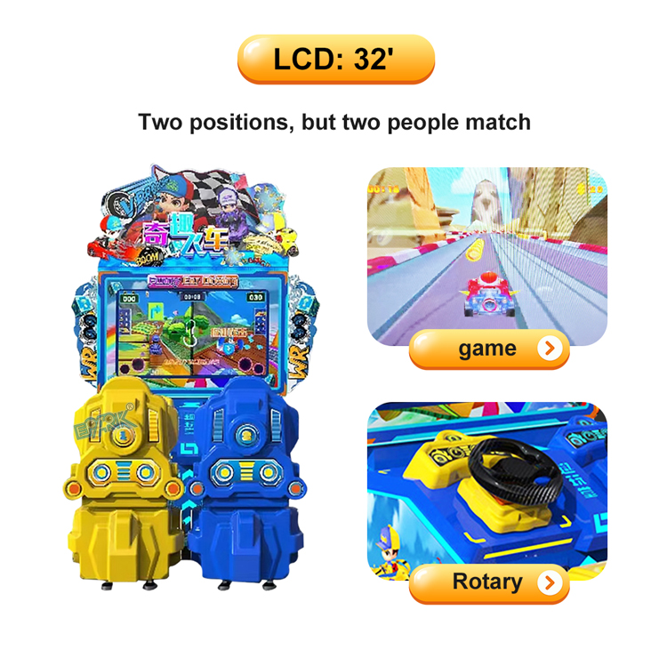 Coin Operated Games Racing Machine Car Racing Two Player Arcade Game Machine Driving Video Games For Sales factory