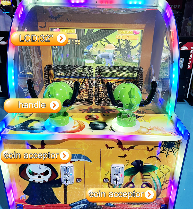 Coin Operated Game Machine Arcade Ball Shooting Ticket Redemption Game Machine factory