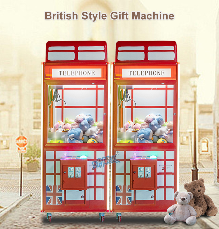 Coin Operated Plush Toy Vending Machine Maquina De Garras Arcade Claw Machine supplier