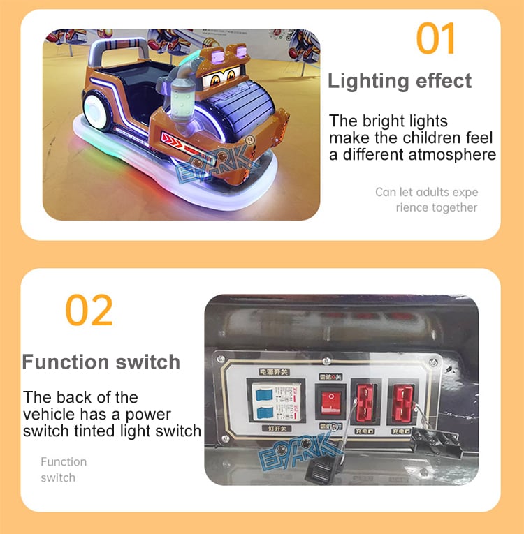Indoor And Outdoor Adults Kids Bumper Car Amusement Park Rides Electric Battery Operated Bumper Car details