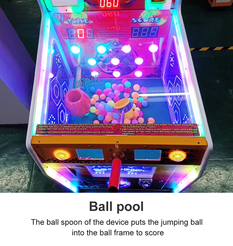 Indoor Amusement Park Ticket lottery Redemption Game Machine factory