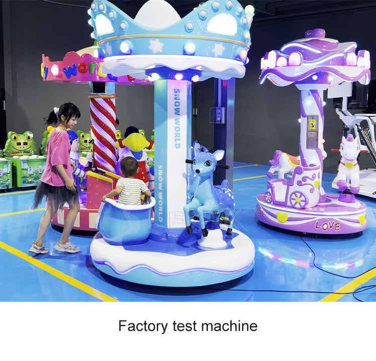 Amusement Games Park Games Carousel Rides Children Snow World Horse Carousel Kiddie Rides Outdoor Rides Mini Carousel details
