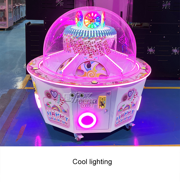 Coin Operated Arcade Game Machine Happy Gashapon 5 Players Capsule Toy Vending Machine manufacture