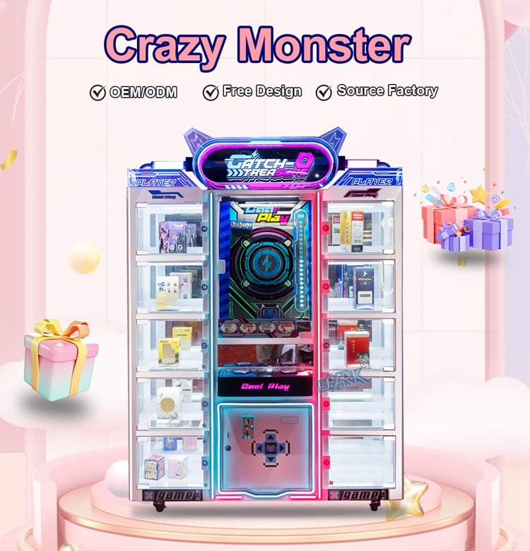 Coin Operated Arcade Toy Vending Prize Crane Doll Gifts Game Machine factory