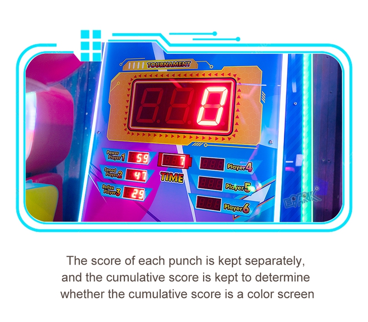 New Coin Operated Sports Arcade Boxing Game Machine Big Boxing Punching Fire Boxing Machine details