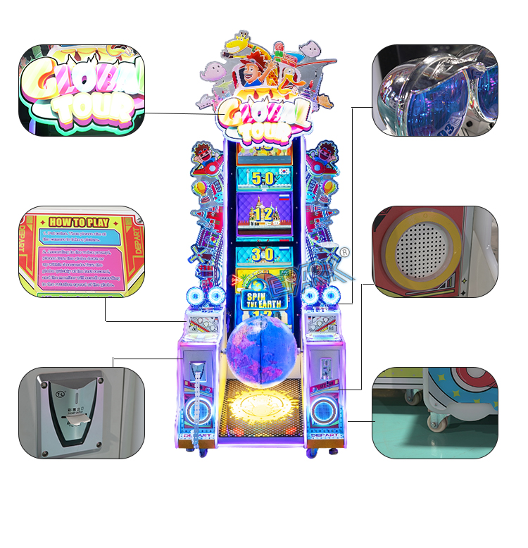 Indoor Sport Amusement Coin Operated Arcade Rolling Ball Lottery Redemption Game Machines factory