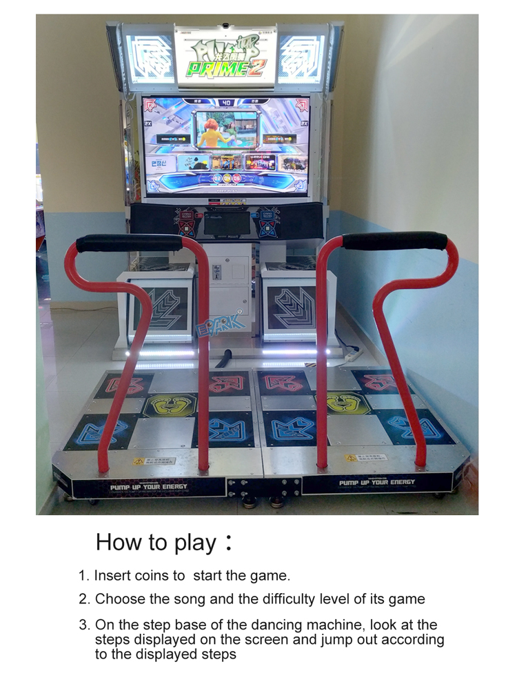 Hot Sale Coin Operated Arcade Dance Arcade Dancing Game Machine Pump It Up Dance Dance Revolution Machine For Sale details