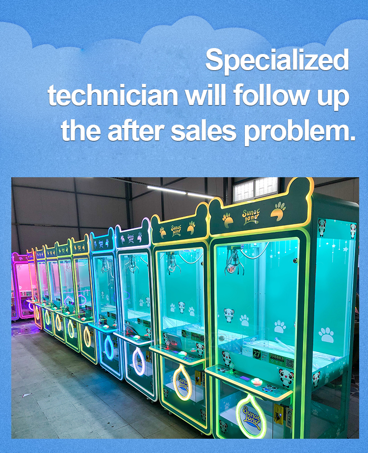 Coin Operated Game Machine Toy Vending Arcade Claw Crane Machine Claw Machine details