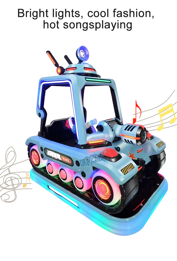 Outdoor Playground Electronic Battery Car Amusement Park Kids Car Game For Sale factory