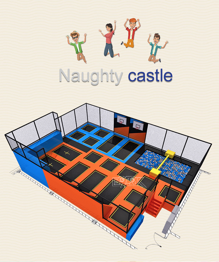 Brand Jumping Indoor Rectangle Waterproof Mats Trampoline Manufacturers Child Trampoline Park details