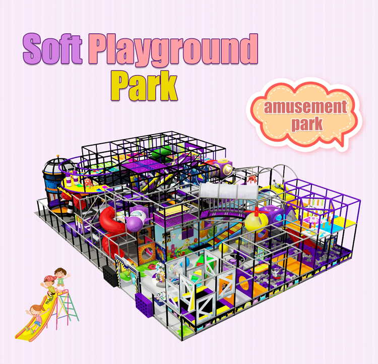 Children Play Ground Baby Park Home Tube Slide Playground Equipment Indoor Playhouse Soft Playground supplier