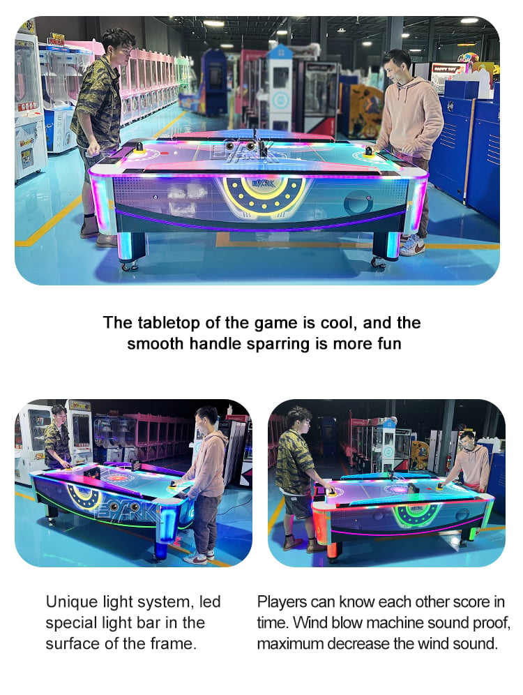 Indoor Commercial Amusement Park Sport Air Hockey Coin Operated  Air Hockey Arcade Table factory