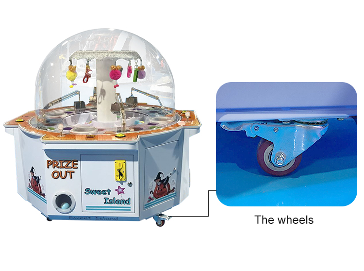 Coin Operated Amusements Kids Candy Vending Claw Crane Catch Candy Game Machine Claw Machine manufacture