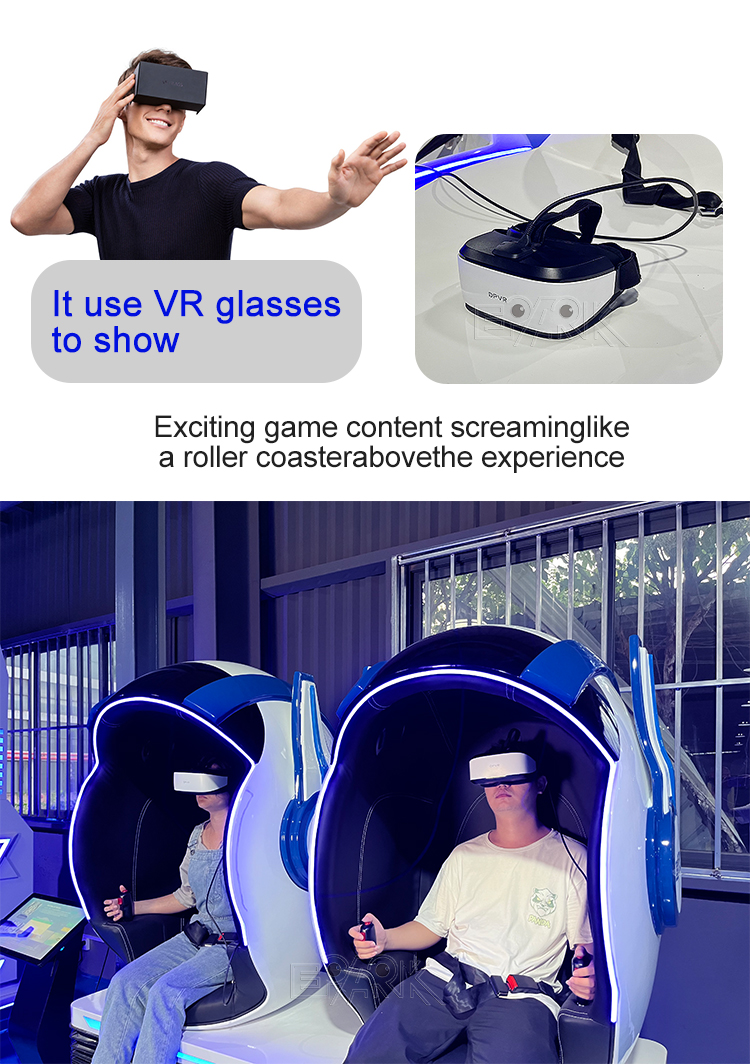 Other Amusement Park Products Virtual Reality 9D Egg VR Chair Cinema For Amusement Park details