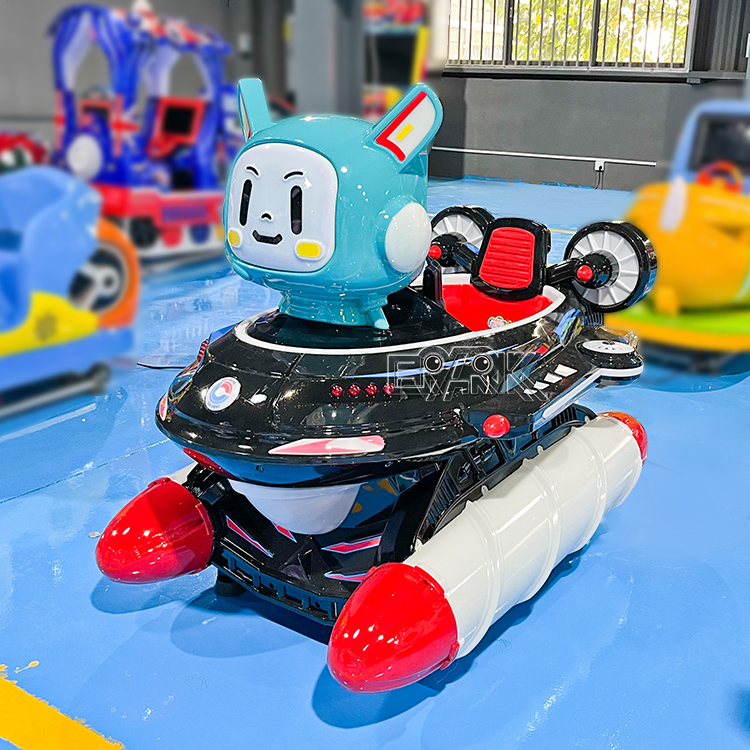 Amusement Park Coin Operated Kids Video Game Machine Plastic Swing Machine Kiddie Ride For Sale manufacture
