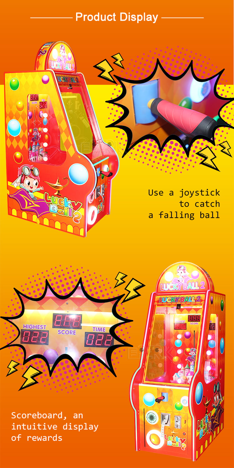 Lucky Ball Game Machine Redemption Tickets Arcade Game Machine factory