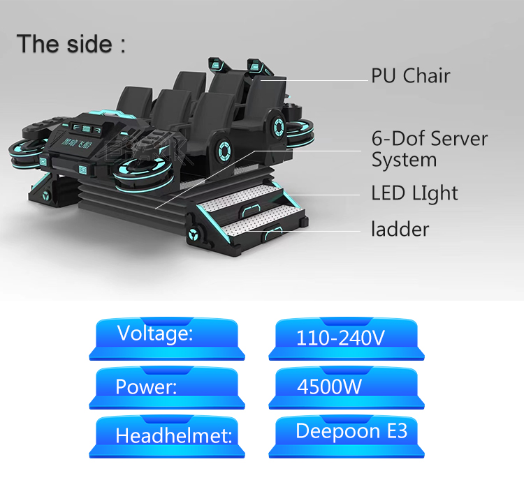 High Return Vr Space Ship Design 9d Virtual Reality Simulation Rides 9d Vr Simulator Cinema Game Machine supplier