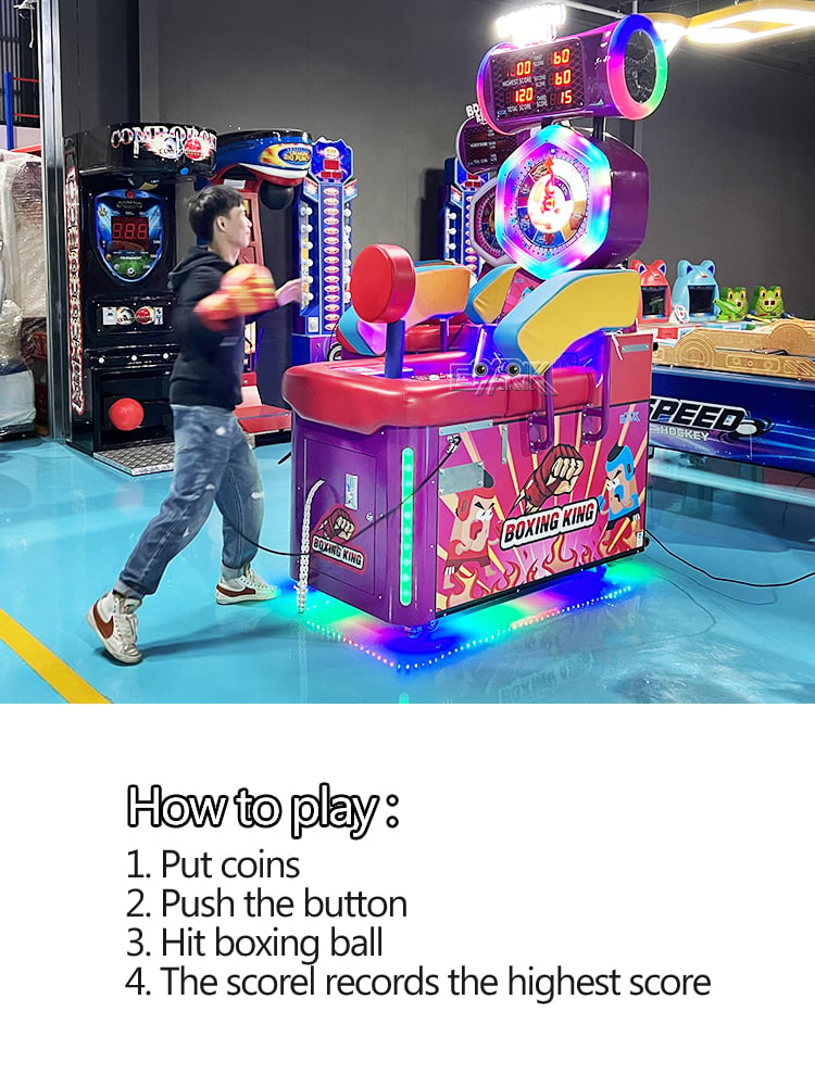 Sport Game Machine Electric Boxing King Coin Operated Game Boxing Arcade Machine Boxing Machine supplier