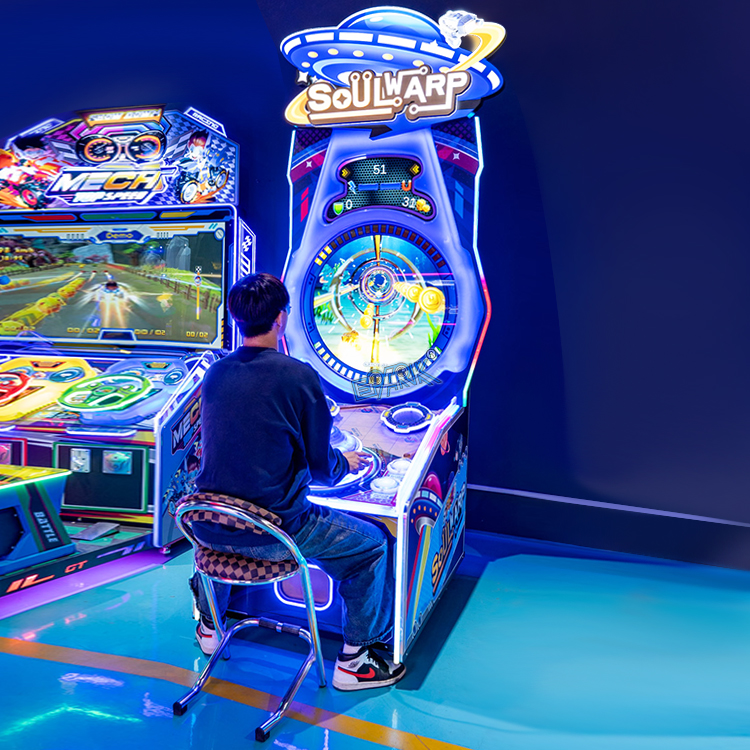 Coin Coperated Arcade Redemption Lottery Ticket Redemption Round Video Game Machine manufacture