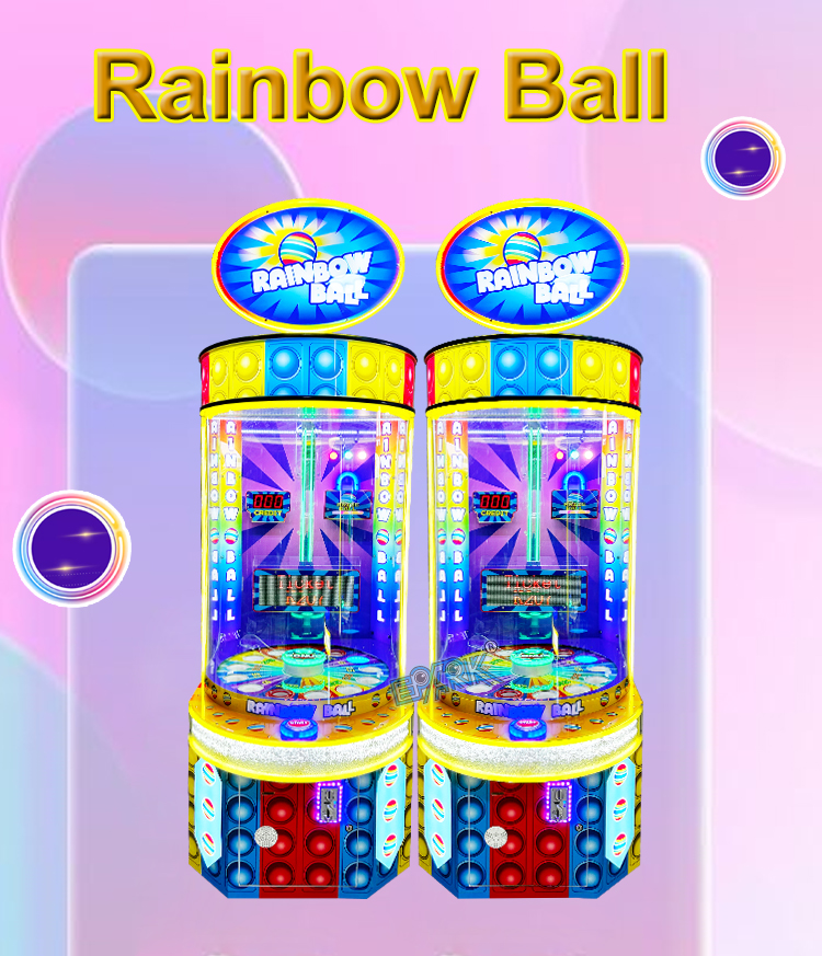 Amusement Machine Coin Operated Ticket Machine Bouncing Ball Redemption Games manufacture