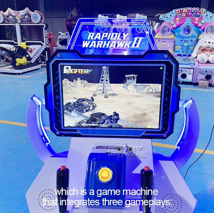 Coin Operated Arcade Game Dynamic Car Kiddie Rides Game Machine Kids Shooting Game Machine manufacture