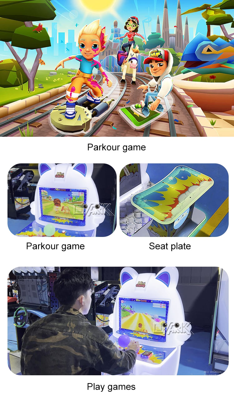 Indoor Mini Game Temple Run Arcade Games Coin Operated Subway Parkour Kids arcade Game Machines factory