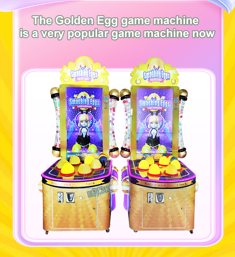 Popular Redemption Tickets Machine Smashing Eggs For Amusement Game Center factory