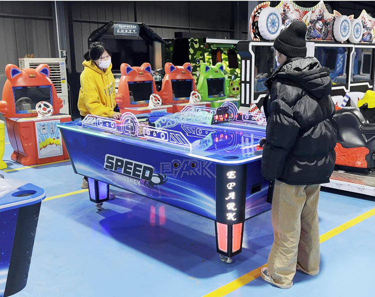 EPARK New Design Table Surface Hockey Coin Operated Air Hockey For Coin Operated Game Center factory