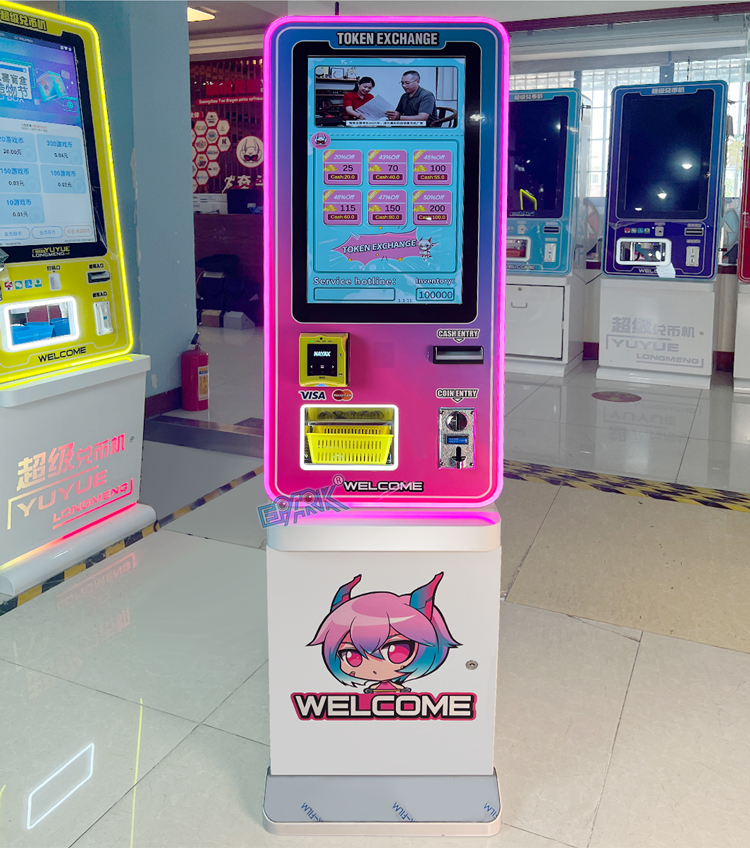Mini Small Cash Bill Exchange To Coin Token Exhcanger Machine For Amusement Claw Crane Game Dispenser manufacture