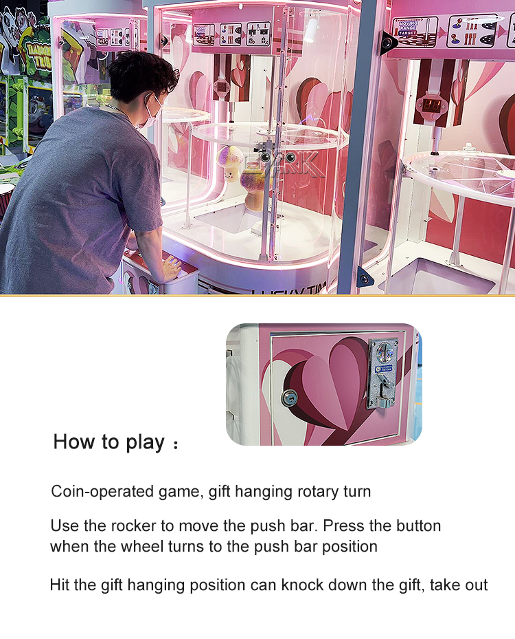 Game Machine Lucky Spin Arcade Game Machine Prize Rolling Gift Machine manufacture