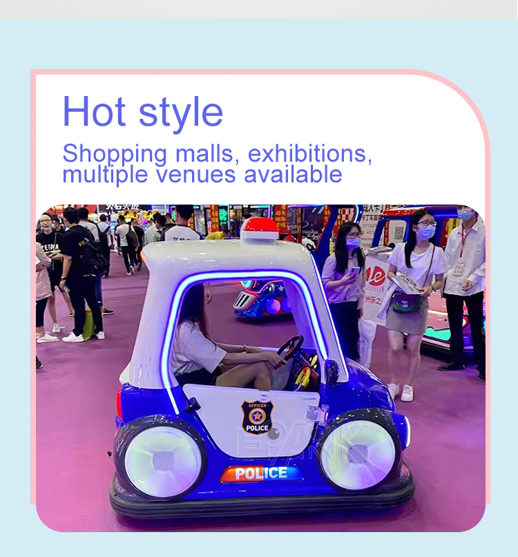 New Design Shopping Mall Fiberglass Kids Ride Bumper Car Dodgem Car Outdoor Indoor Machine details