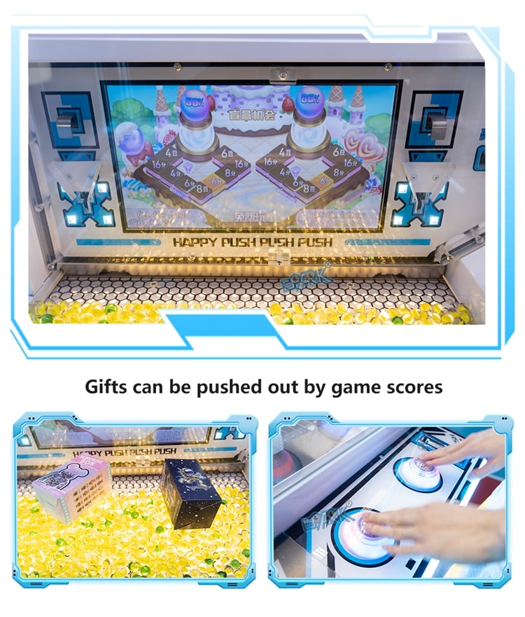 Coin Operated Arcade Machine Plush Toy Catcher Prize Vending Machine Toy Claw Crane Machine manufacture