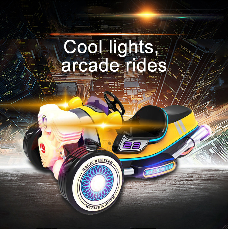 Custom Entertainment Equipment Children Amusement Park Rides On Electric Motorcycle Bumper Car supplier