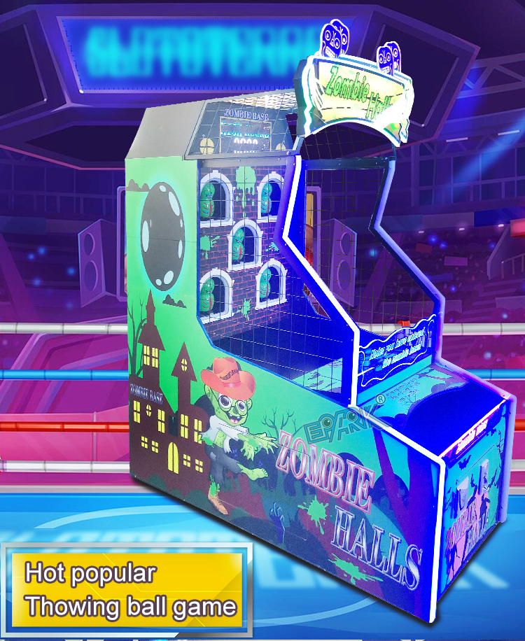 Simulator Lottery Kids Arcade Throwing Balls Coin Operated Ticket Redemption Game Machine details