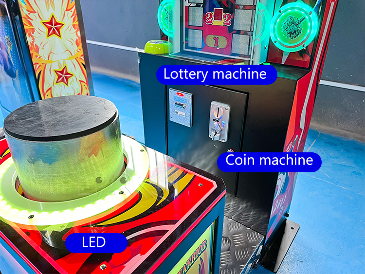 Coin Operated Arcade Game Hitting Hammer Punch Boxing Hammer Game Machine For Sale details