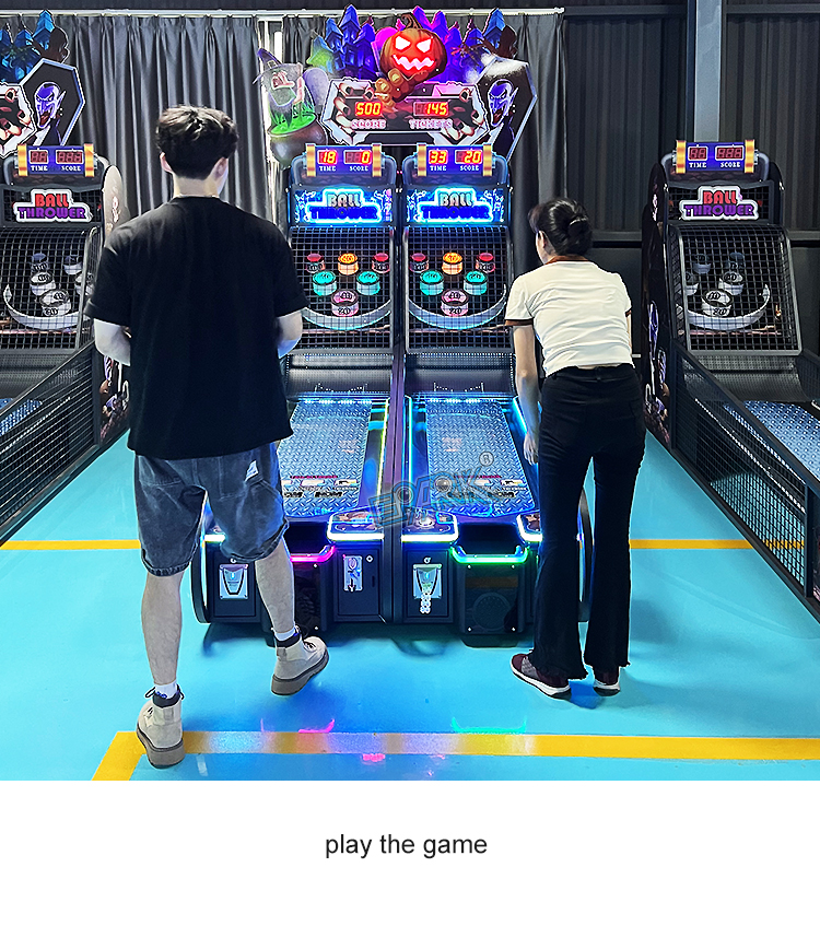 Coin Operated Indoor Sports Simulator Bowling Double Player Sports Entertainment Game Machine Redemption Game Machine factory