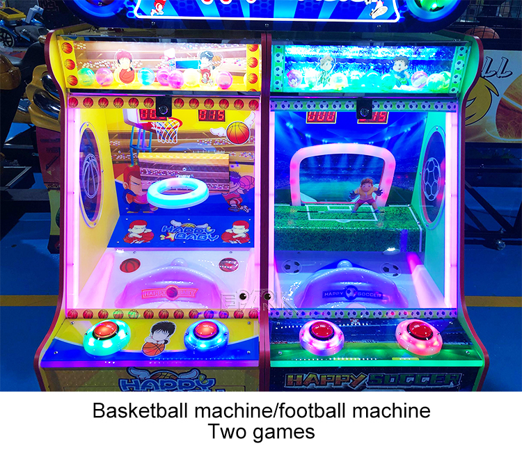 Funny Happy Athletes Kids Coin Operated Ticket Game Machine Popular Soccer Game Machine supplier