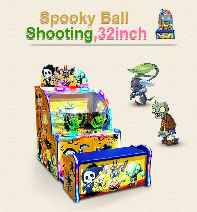 Coin Operated Game Machine Arcade Ball Shooting Ticket Redemption Game Machine details