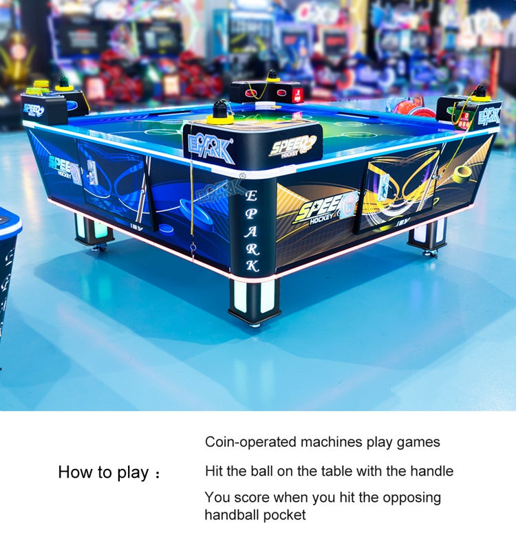 Newest Redemption Games 4 Players Hockey Game Machine Multi Player Air Hockey Table supplier