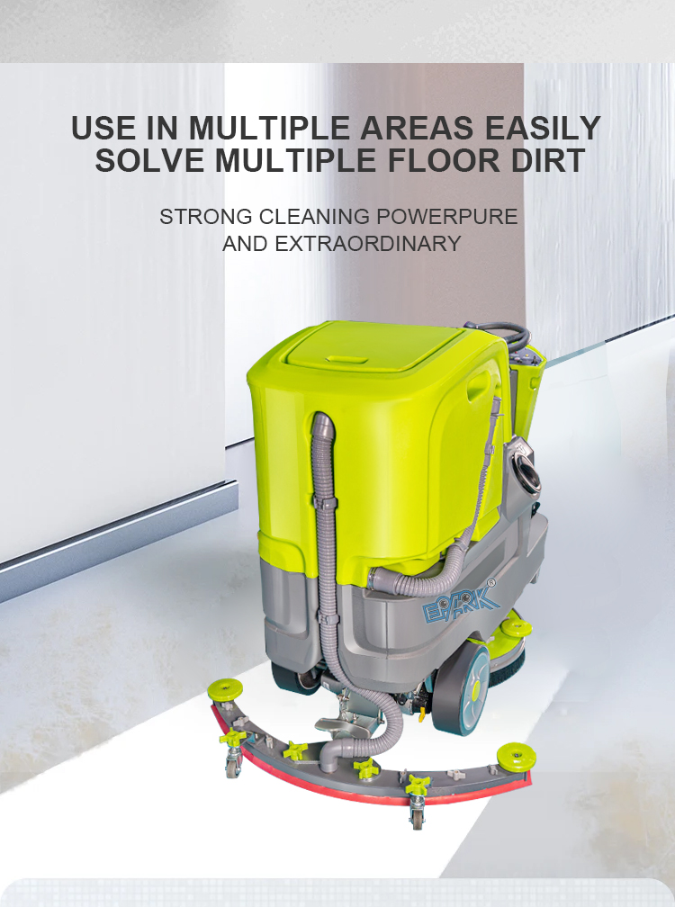 Latest Commerical Cleaning Machine Mini Ride On Floor Scrubber Drier Floor Cleaner Sweeper For Workshop manufacture