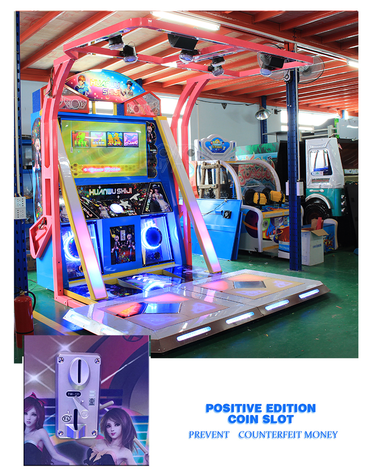 Hot Sale Coin Operated Arcade Dance Arcade Dancing Game Machine Dance Machine For Sale supplier